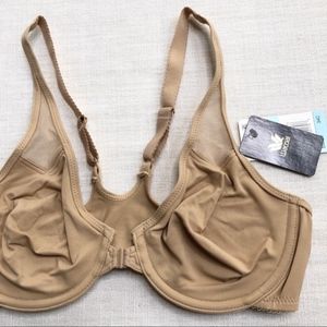 Wacoal Front Closure Bra Nude 34C NWT